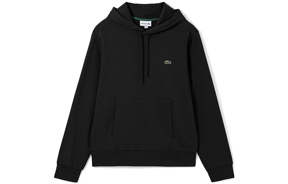 Мужское худи LACOSTE (черное)
