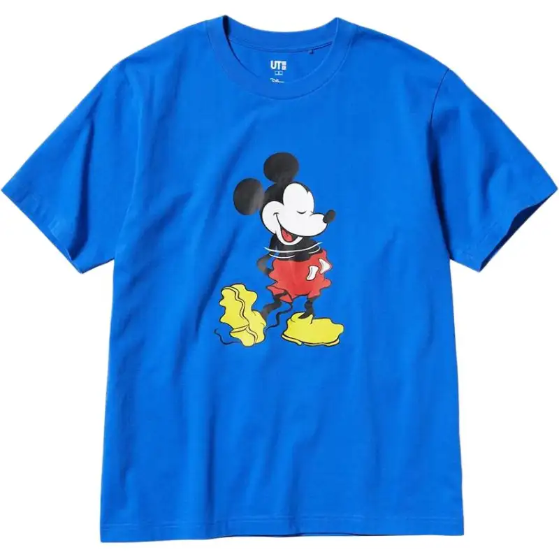 UNIQLO UT T Shirt Men's Lake Blue