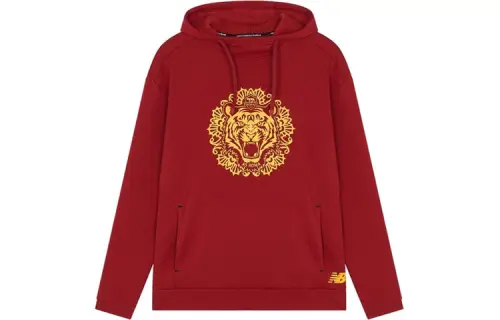 New Balance Sweatshirts Men's Red Hooded Moderate