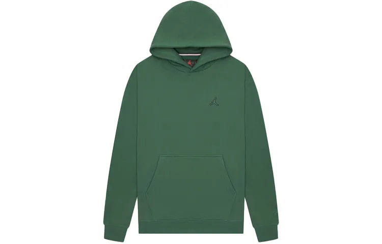 Jordan ESSENTIALS Sweatshirts Men's Green Hooded Moderate Regular
