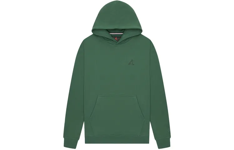 Jordan ESSENTIALS Sweatshirts Men's Green Hooded Moderate Regular
