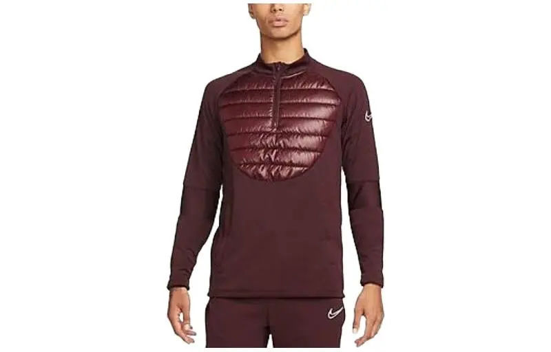 Nike Sweatshirts Men's Burgundy Stand Collar Moderate Other