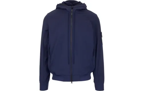 STONE ISLAND Sweatshirts Men's Blue Hooded Moderate Regular