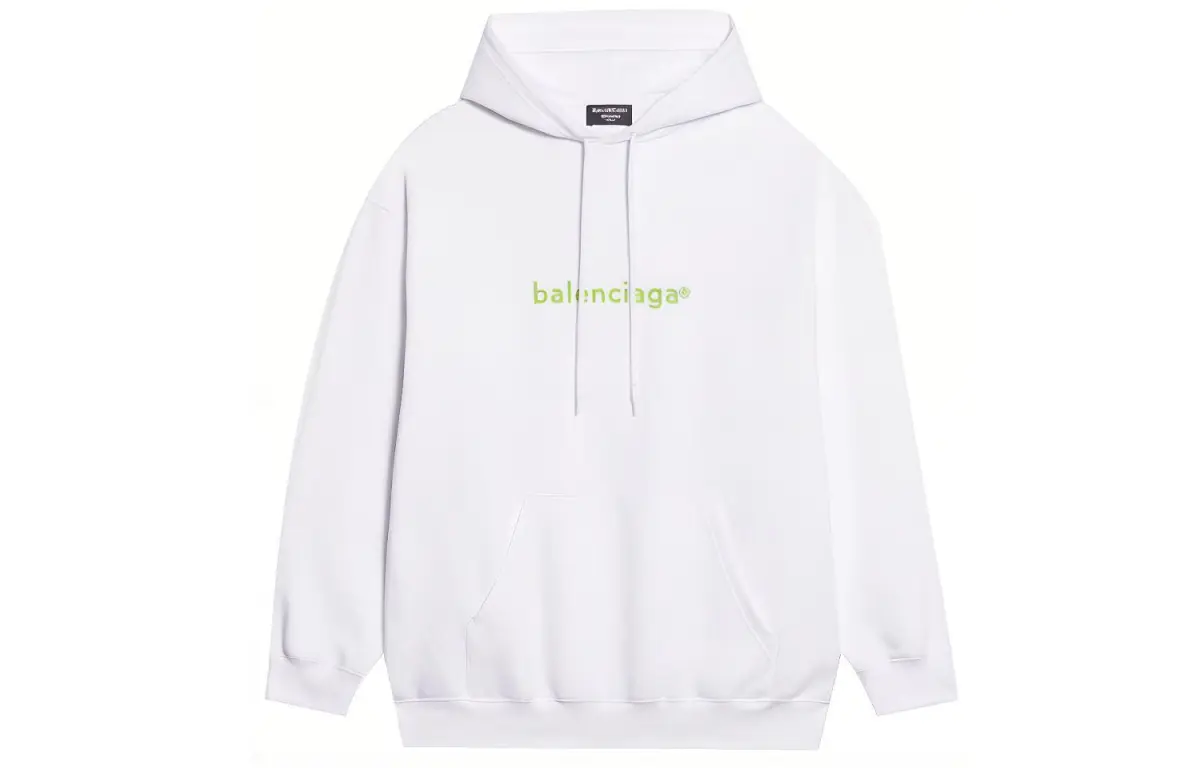 Balenciaga FW21 Sweatshirt Regular Fit Unisex White