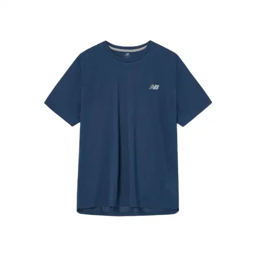 New Balance UNI AthleticsICEX T Shirt Unisex Blue