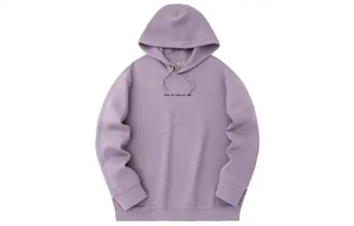 ANTA Basketball Collection Sweatshirts Men's Dusty Purple Hooded Moderate Regular