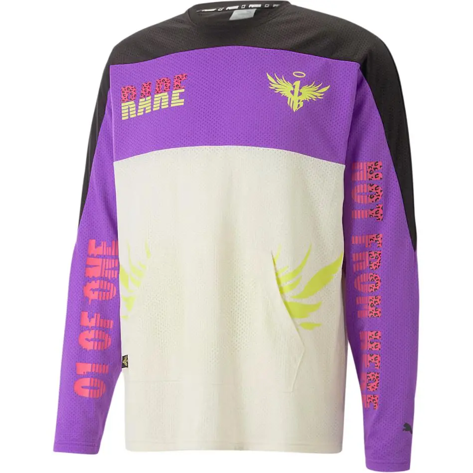 PUMA Sweatshirts Unisex White Crew Neck Moderate Regular