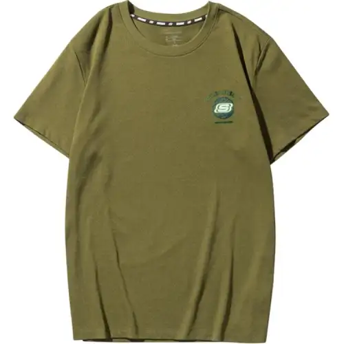 Skechers T Shirt Unisex Winter Moss