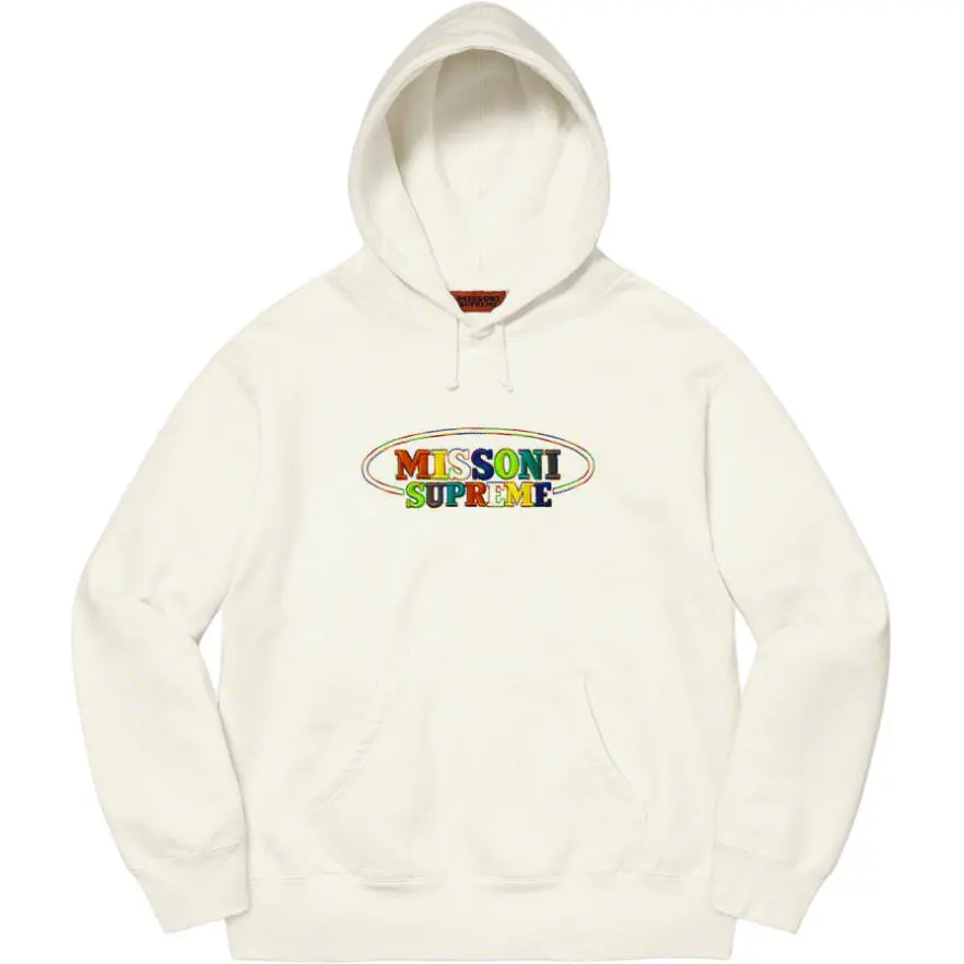 Supreme x Missoni logo-embroidered hoodie "FW21"