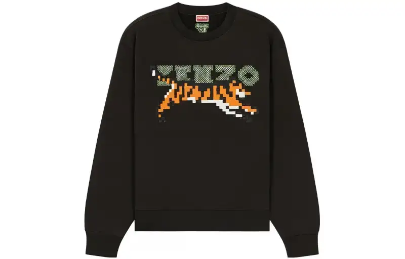 KENZO Sweatshirts Unisex Black Crew Neck Moderate Other