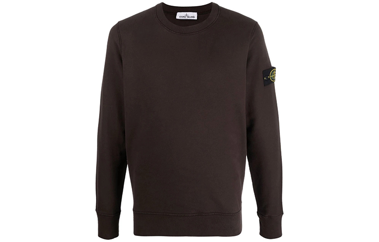 Мужской свитшот STONE ISLAND (коричневый)