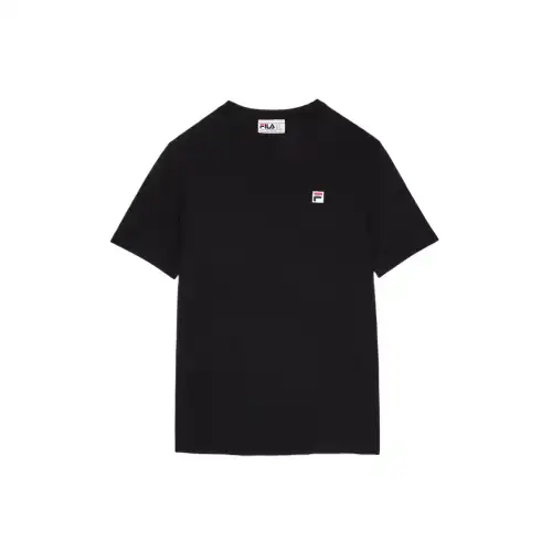 FILA T Shirts Men's Black/001 Crew Neck Moderate