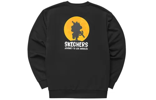 Skechers Colorful Sweatshirts Unisex Crew Neck Moderate Regular