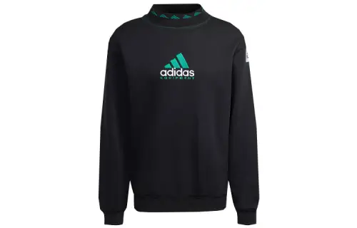 Adidas Originals Regen Puff Sweatshirts Men's Black Half Turtleneck Moderate Regular