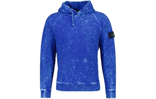 STONE ISLAND Sweatshirts Men's Blue Hooded Moderate Regular