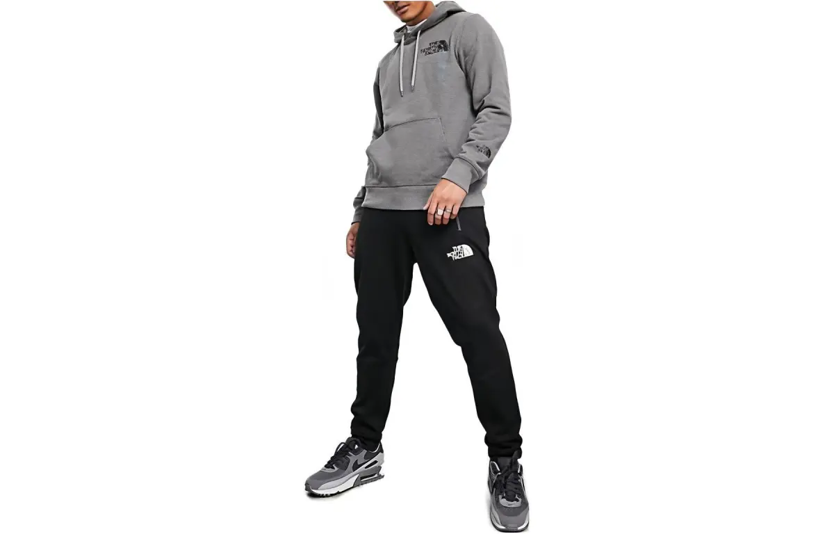 THE NORTH FACE Sweatshirts Men's Gray Hooded Moderate Regular