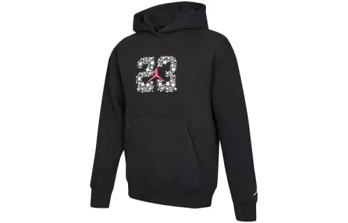 Jordan Sport Sweatshirts Men's Black Hooded Thickened Regular