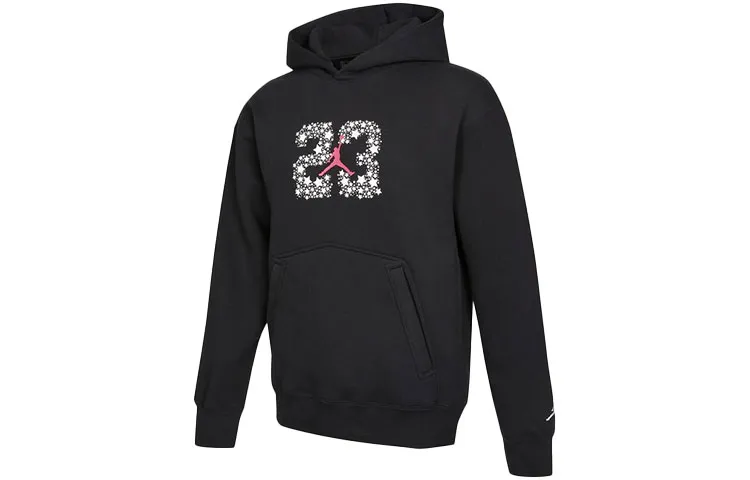 Jordan Sport Sweatshirts Men's Black Hooded Thickened Regular