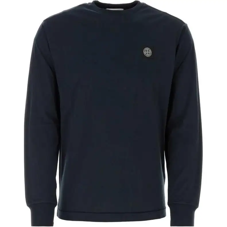 STONE ISLAND Compass-patch Crew Neck Sweatshirt