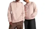 Converse Star Chevron Solid Color Sweatshirt Unisex Pink