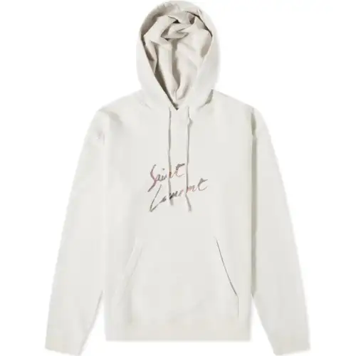 SAINT LAURENT SS23 Sweatshirt Men's White