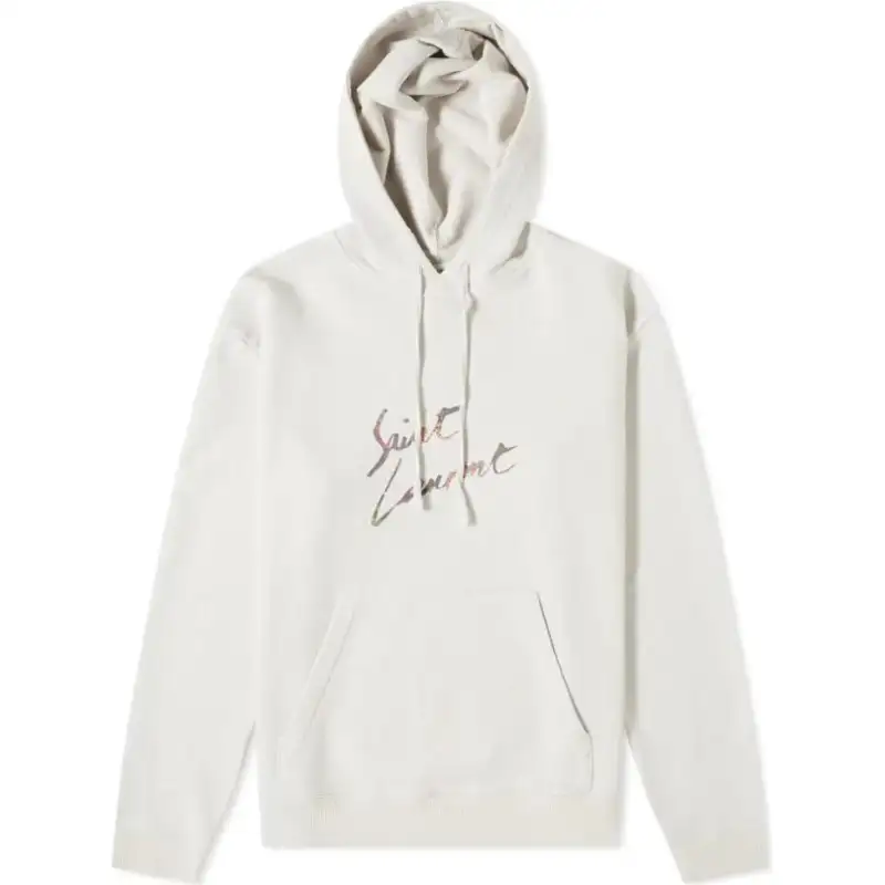SAINT LAURENT SS23 Sweatshirt Men's White