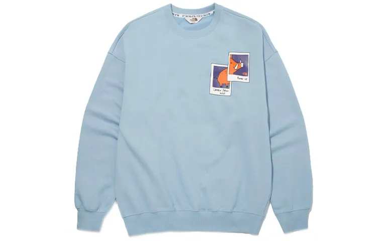 THE NORTH FACE Sweatshirts Unisex Blue Crew Neck Moderate Other