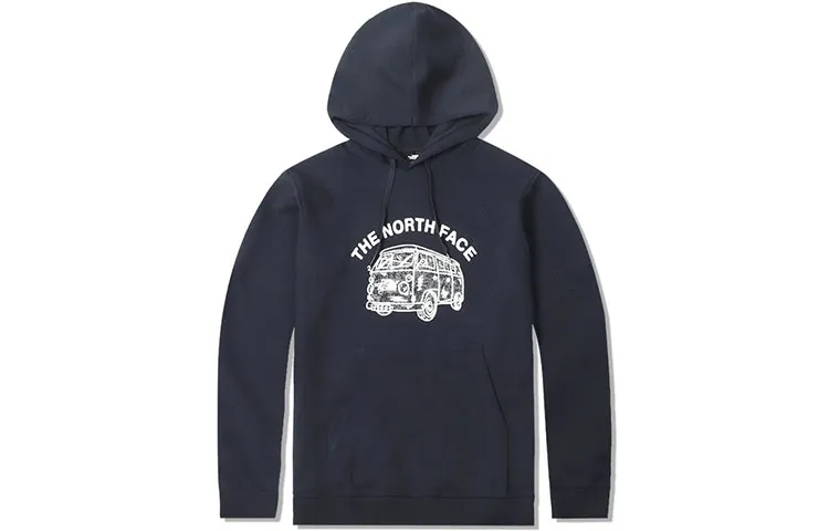 THE NORTH FACE Sweatshirts Unisex Dark Blue Hooded Moderate Straight Fit