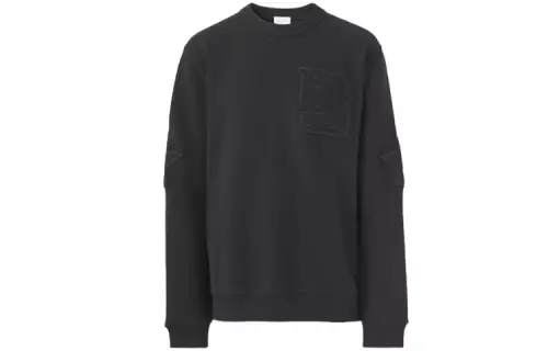 Burberry Letter And Star Graphic Cotton Sweatshirt