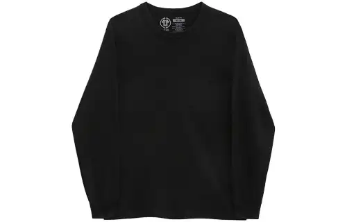 Vans Sweatshirts Men's Black Crew Neck Moderate Regular