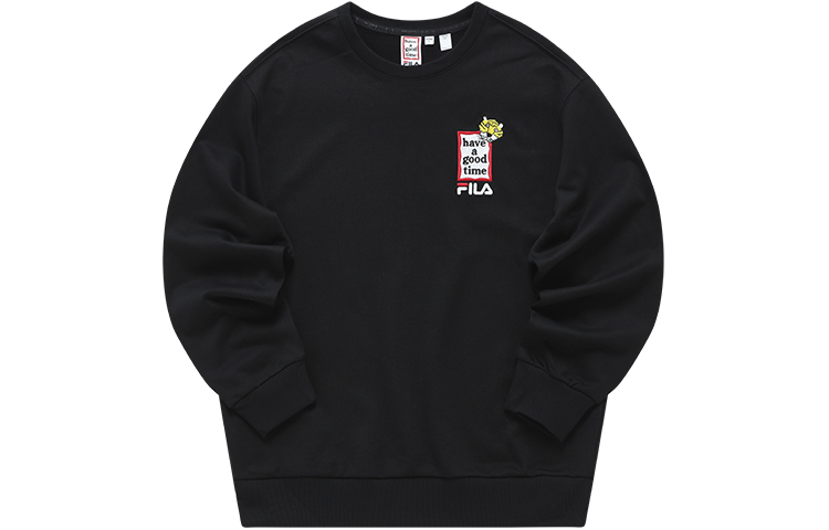 FILA x Have A Good Time Co branded Year Of The Tiger Collection Sweatshirt Unisex Jet Black Couple's