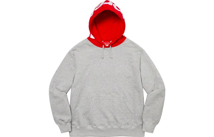 Supreme Week 2 Contrast Hooded Sweatshirt FW21 White