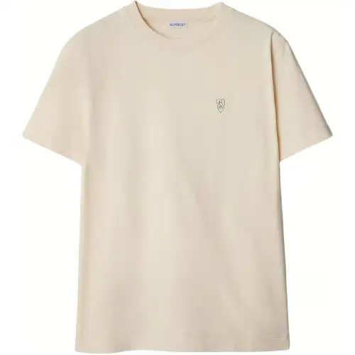 Burberry Logo embroidered T shirt
