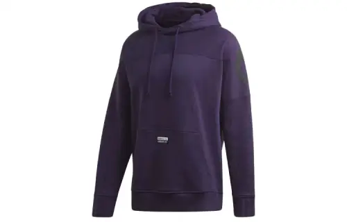 Adidas Originals Sweatshirts Men's Purple Hooded Moderate Regular