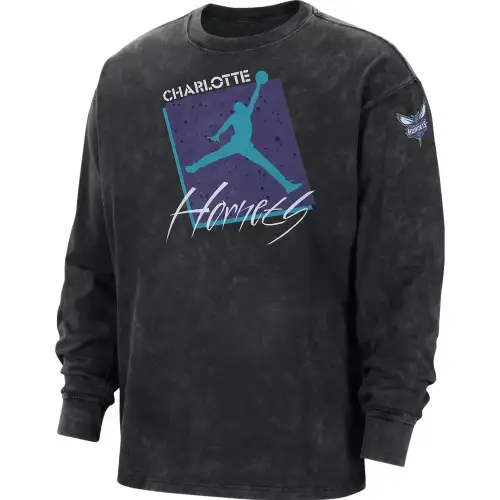 Jordan Nba Charlotte Hornets Courtside Statement Edition Max 90 T shirt