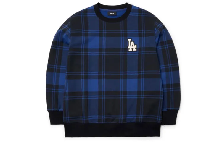 MLB Sweatshirts Unisex Blue Crew Neck Moderate