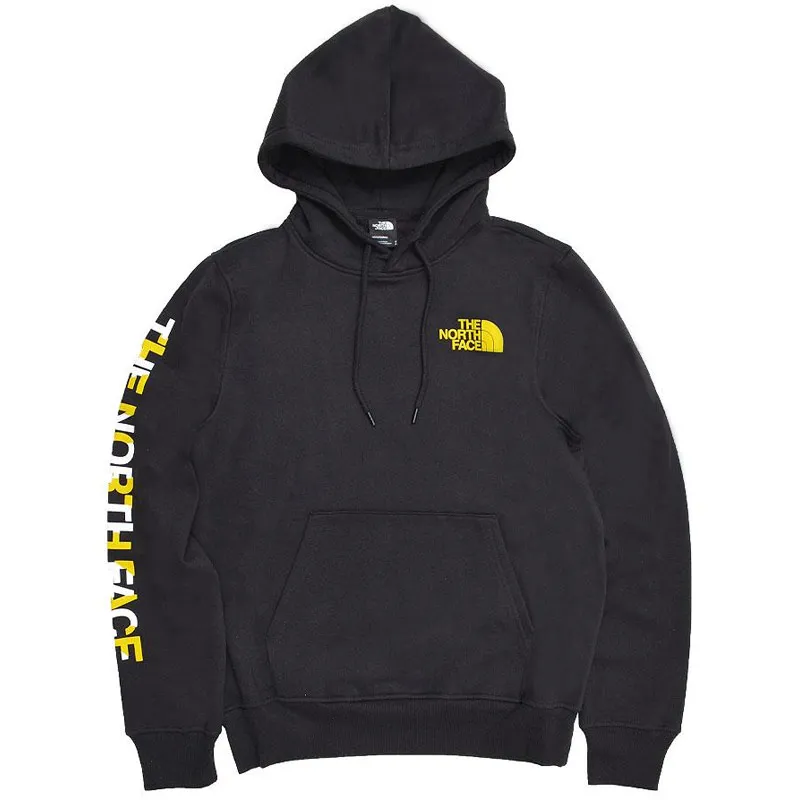 THE NORTH FACE Sweatshirts Men's Black Hooded Moderate Regular