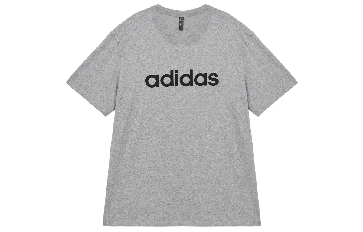 Adidas T Shirt Men's Medium Heather Gray