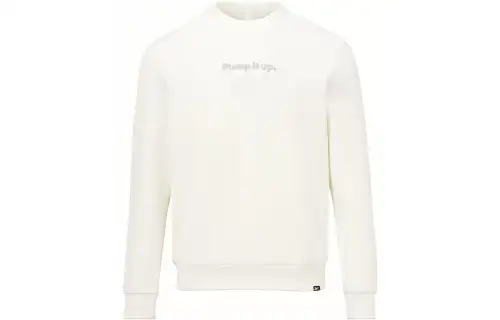 Reebok Sweatshirts Unisex Raw White Crew Neck Moderate