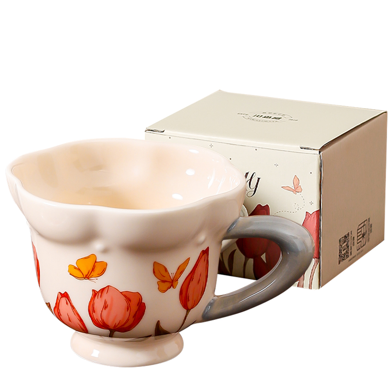 Kawashimaya KAWASIMAYA mug, good-looking mug, ceramic water cup, home drinking water cup, 190ml capacity