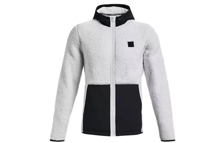 Under Armour Micro Casual Sports Fleece Lined Thermal Long Sleeved Sweatshirt Men's Gray