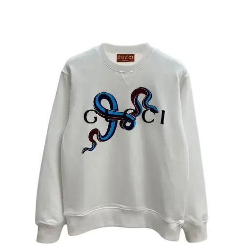 GUCCI T Shirts Men's White Crew Neck Moderate Straight Fit