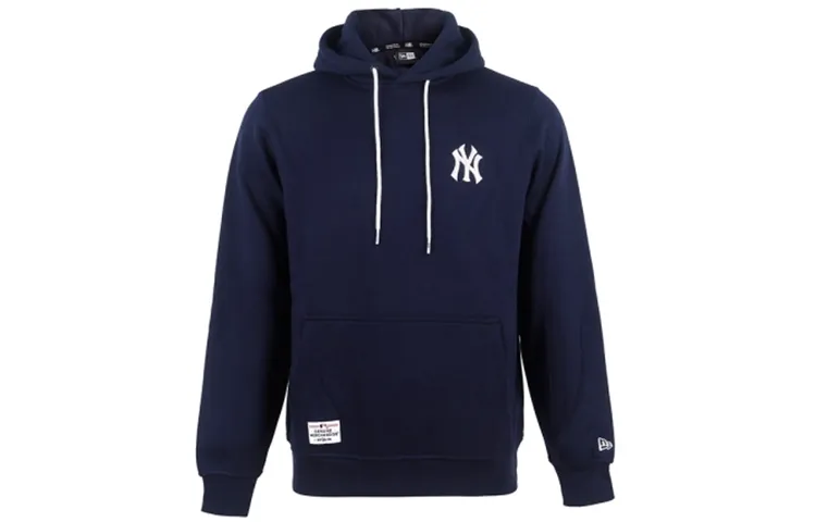 New Era Sweatshirts Men's Blue Hooded Moderate Regular