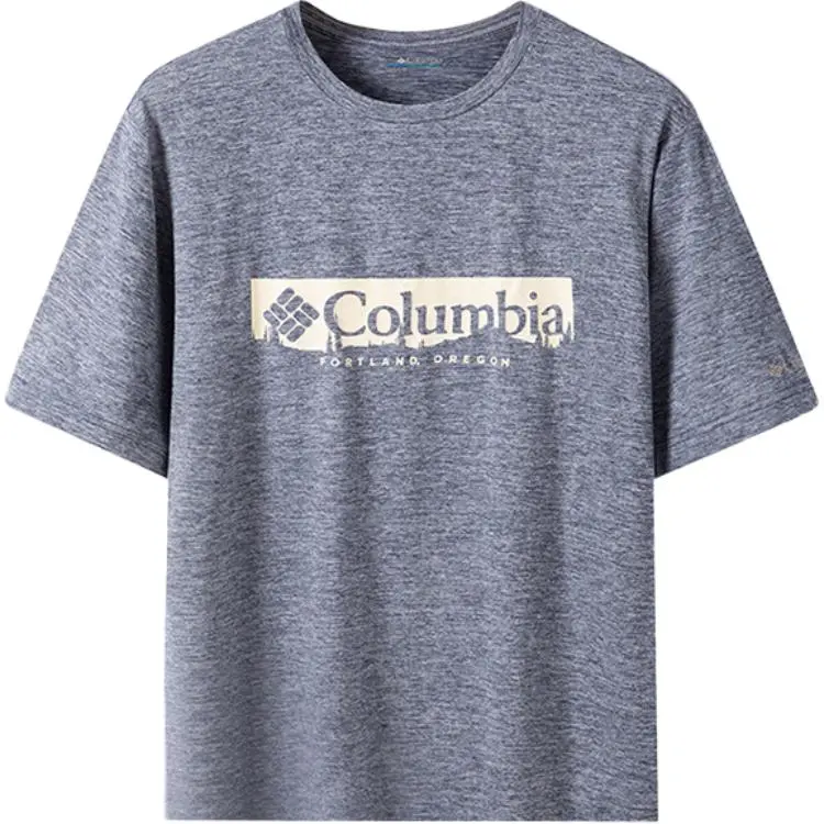 Columbia T Shirt Men's Light Blue