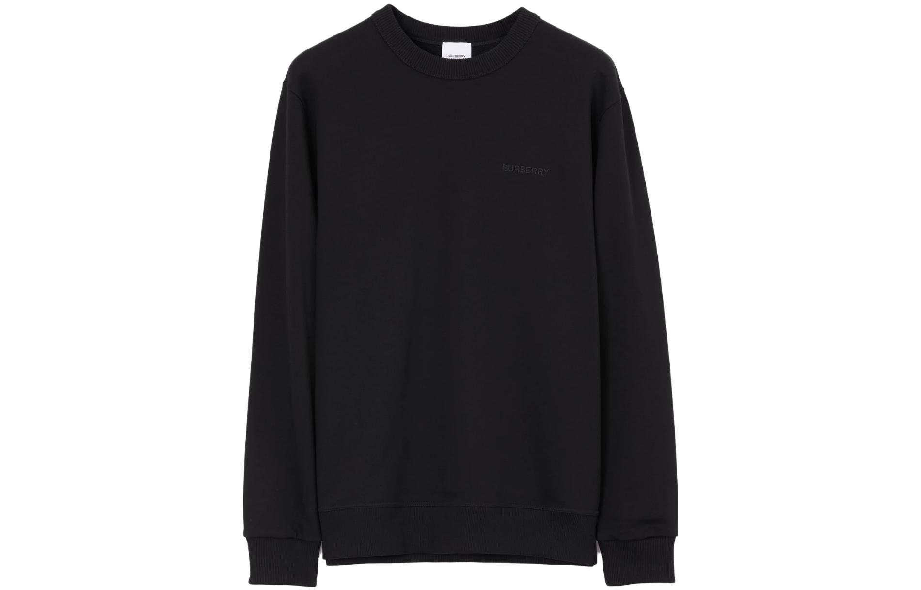 Burberry Check Ekd Cotton Sweatshirt