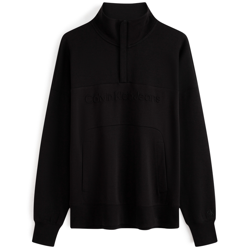 Calvin Klein Logo-embroidered High-neck Sweatshirt