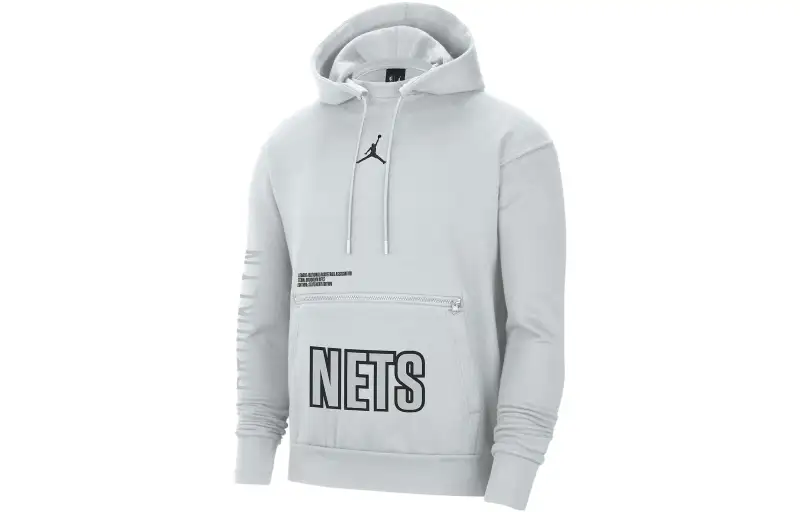 Jordan Sweatshirts Men's Pure White Gold Hooded Moderate Other