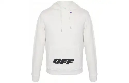 OFF WHITE SS21 Sweatshirts Men's White Hooded Moderate Regular