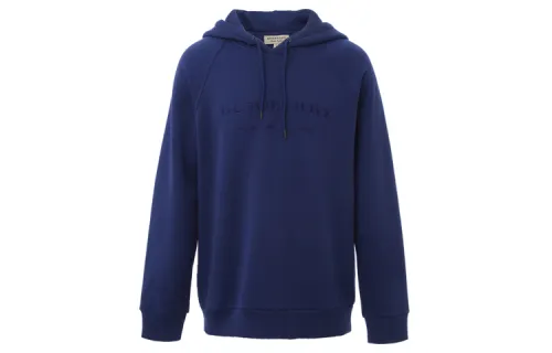 Burberry Sweatshirts Men's Blue Hooded Thickened Regular