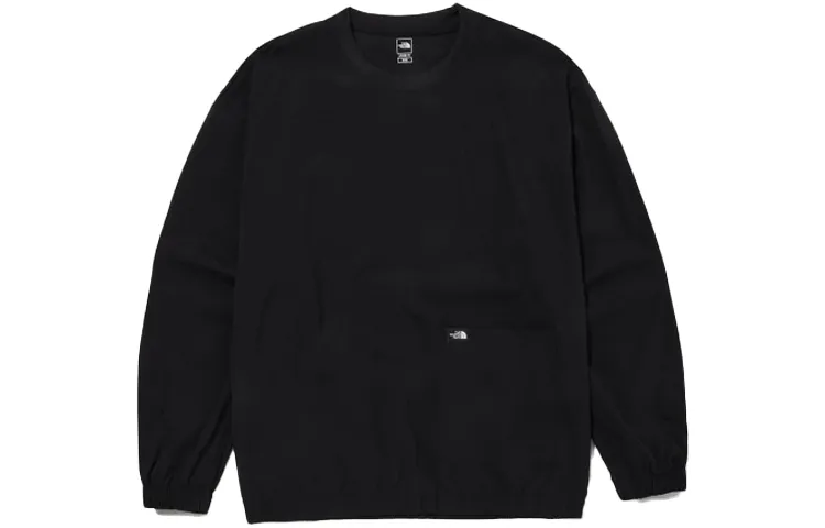 THE NORTH FACE Sweatshirts Men's Black Crew Neck Moderate Straight Fit